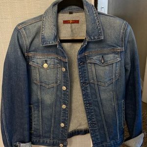 7 for all mankind denim jacket